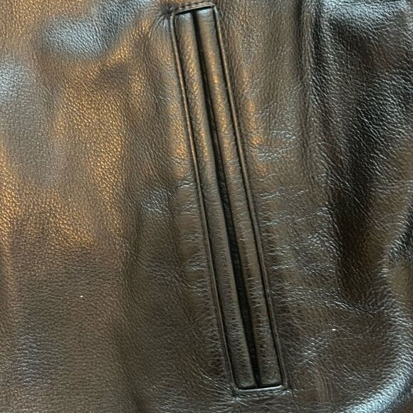 Vintage Wilson M Julian Men's Leather Jacket with Zip in Liner  Black Size 1X - Picture 4 of 15